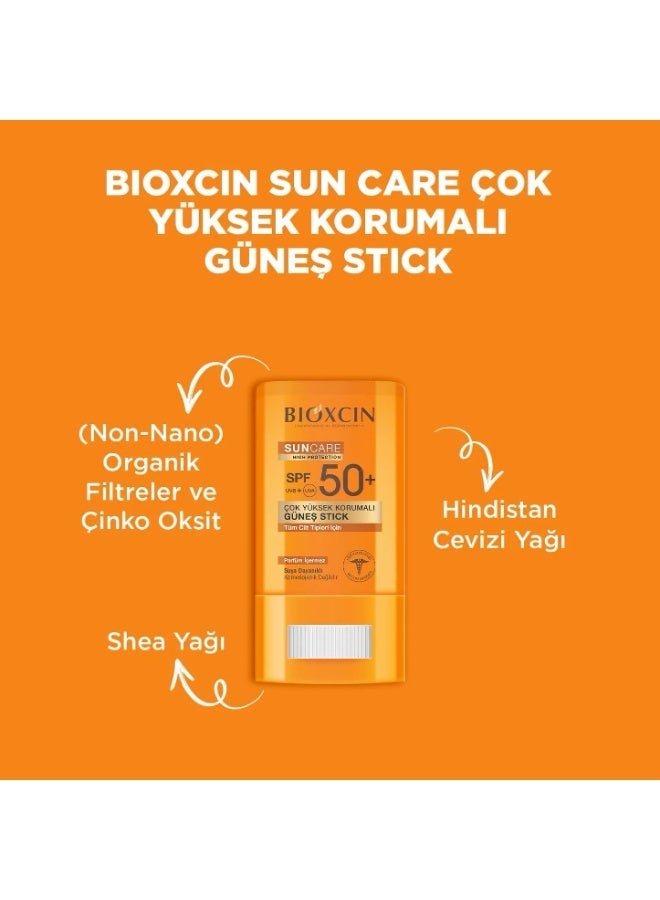 Bioxcin SPF 50 High Protection Sun Stick Sensitive Skin Water Resistant - Image 1